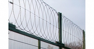 Плоский барьер безопасности из армированной колючей ленты (бухта 500 мм)