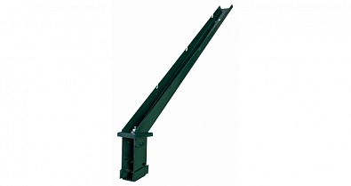 Наконечник L на столб 62х55 RAL 6005