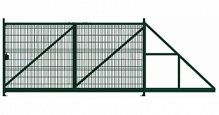 Ворота откатные Profi 2,03х6,0 RAL 6005 вправо