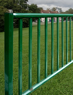 Ограждение из профильной трубы Protect 1,1х2,5 RAL 9005