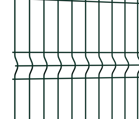 Панель 3d ограждения Medium 2,43х2,5 RAL 6005 GL