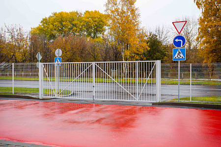 Ограждение из профильной трубы Protect 1,1х2,43 RAL 5005