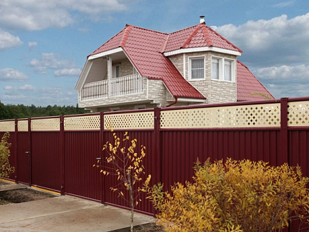 Панель Эстет 860х1600 RAL 8017